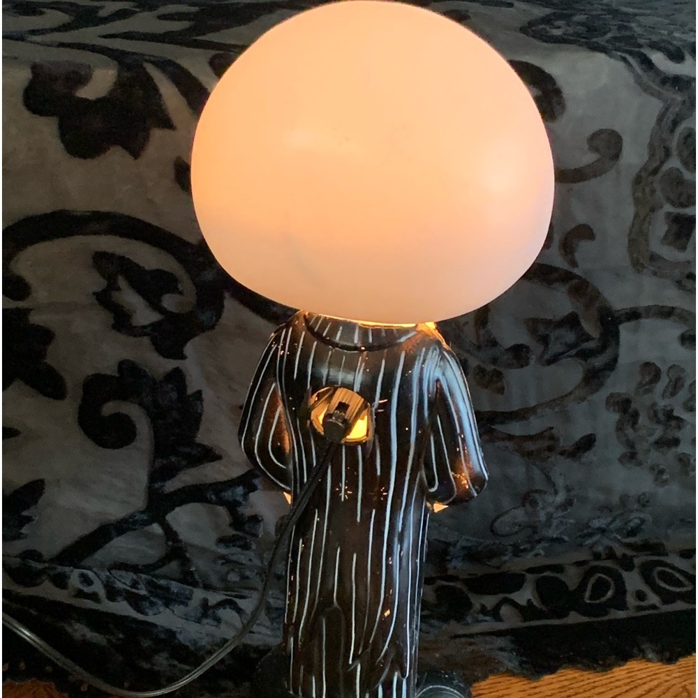 Jack Skellington Light Up Plug in Blow Mold - Picture 2 of 7